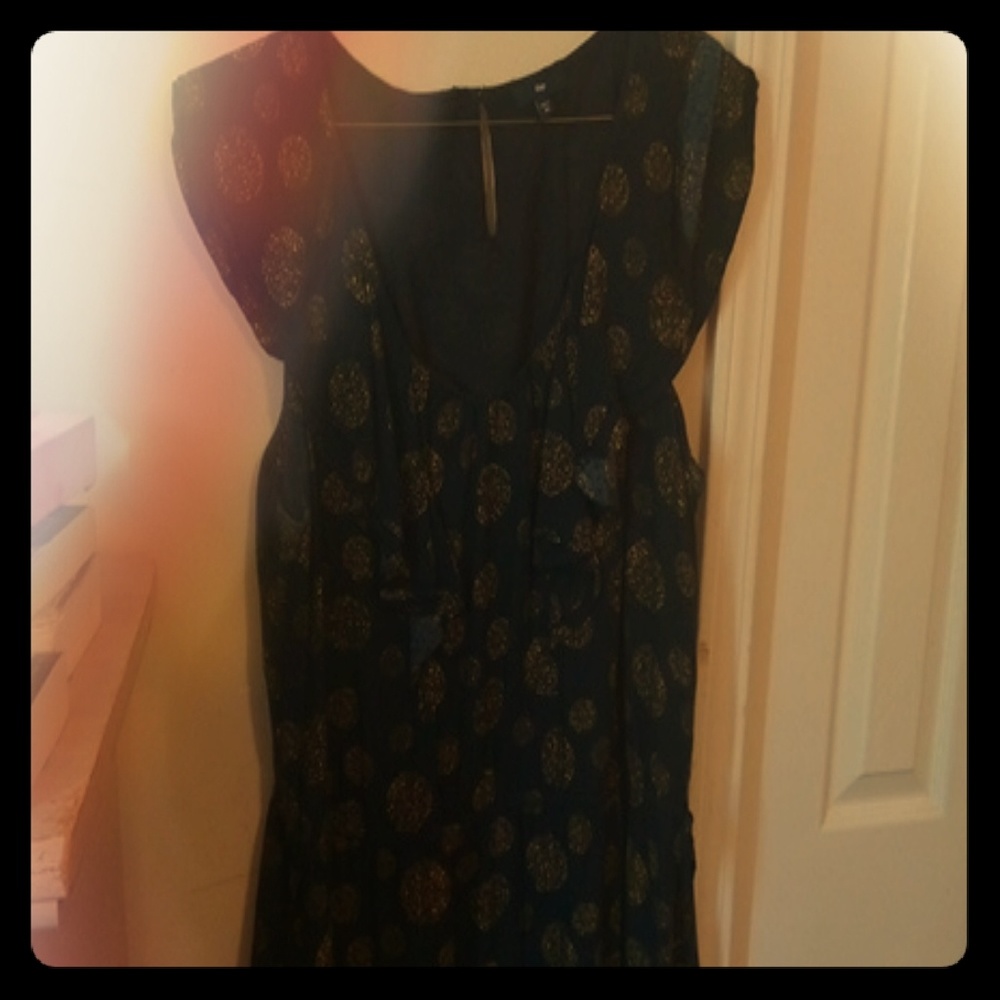 Blue and Gold Dress